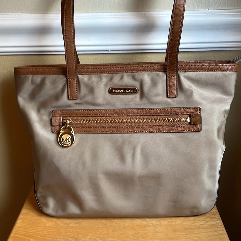 Michael Kors Nylon Shoulder Bag 14”x10”